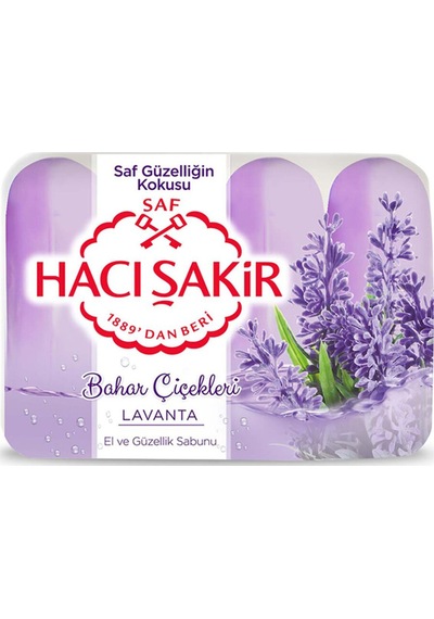 Hacı Şakir Bahar Çiçekleri Lavanta Güzellik Sabunu 4x70 G 3 Adet Diğer
