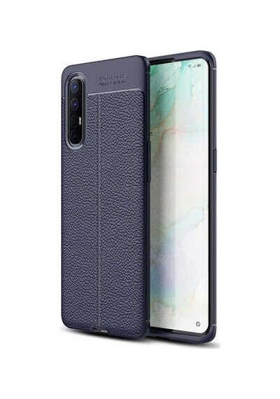 Oppo Reno 3 Pro 5g Kılıf Zore Niss Silikon Kapak Lacivert