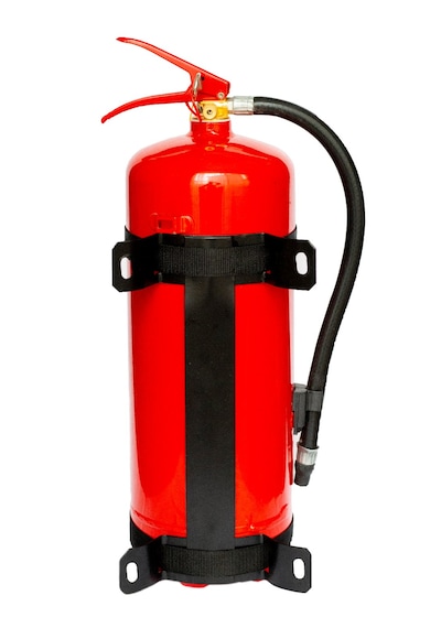 Kayışlı Söndürme Cihazı Braketi Yangın Söndürme Tüpü 6 KG