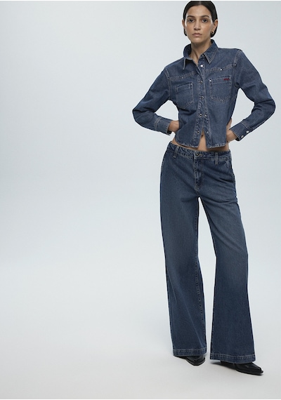 Mavi - Karen Iconic Vintage Koyu Mavi Jean Pantolon 1010742-89118 Mavi