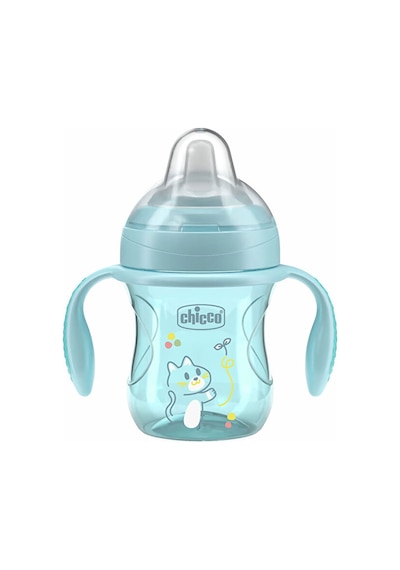 Yumuşak Uçlu Alıştırma Bardağı 4+ Ay 200 Ml Erkek 5 Adet Çok Renkli