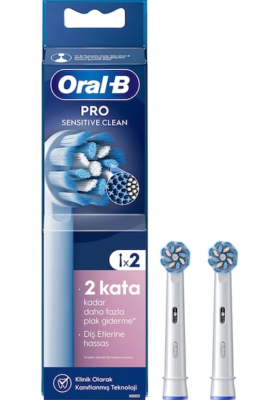 Oral-B Pro Sensitive Clean X-Filament Şarjlı Diş Fırçası Yedek Başlığı 2 Adet