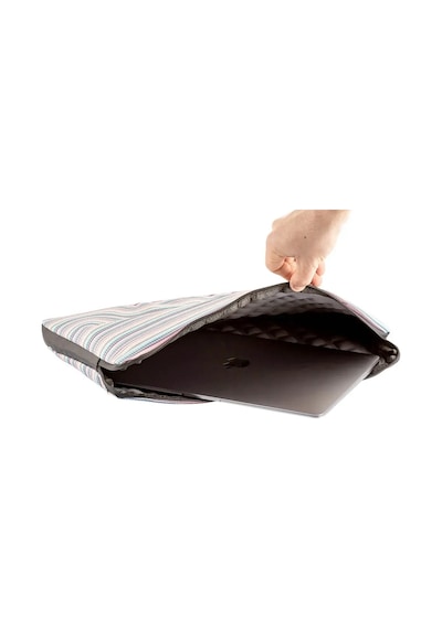 Notebook Laptop Apple Uyumlu MacBook Çantası 13"-13.6" İnç - 800-düz Çizgi Desenli Desenli