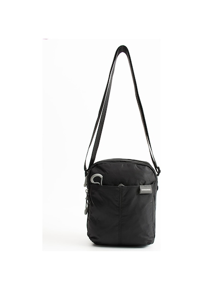 Sanmorris Unisex 4 Bölmeli Suya Dayanıklı Paraşüt Kumaş Omuz Çantası Sı-6033 Siyah
