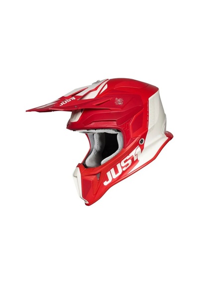 Just1 J18 +mıps Pulsar Kros Kask Kırmızı - Beyaz