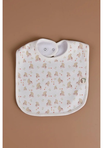 E&f Store Sıvı Geçirmez Mama Önlüğü - Ayıcık Çok Renkli