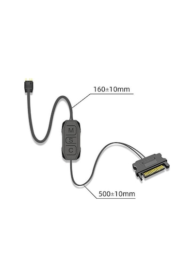 Yulong Coolmoon Ar-1 5v 3pin Argb Led Kontrol Cihazı - Sata 15