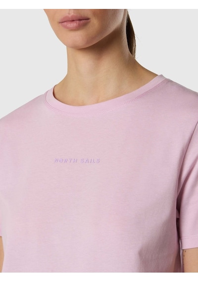 North Sails Kısa Kollu Kadın T-shirt-33527 Pembe