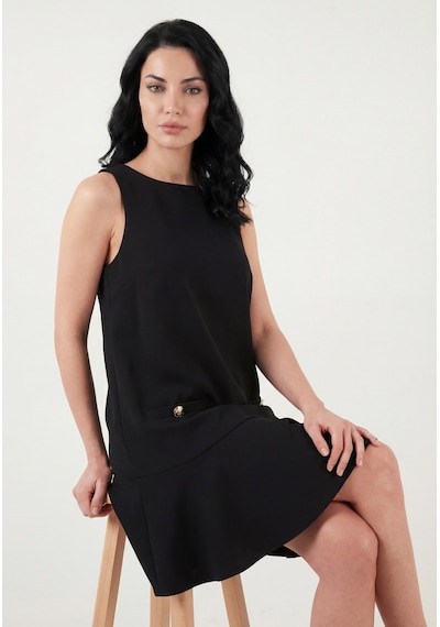 Lela Bayan Elbise 6525734 Siyah