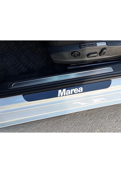 Marea Pleksi Kapı Eşiği Piano Black 4 Parça
