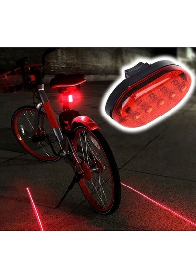 Bisiklet Stop Lambası Oval Ktx295-2 Adet Kırmızı