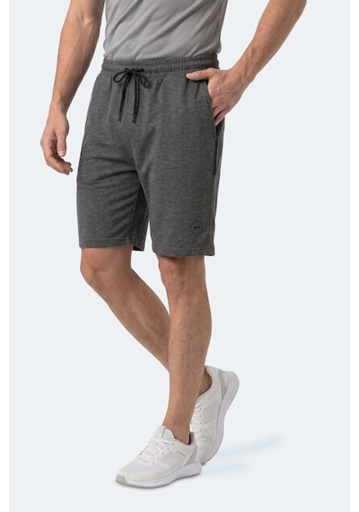 Slazenger Nolan I 2 Li Set Erkek Siyah - Koyu Gri Şort