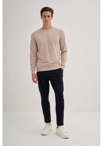 Cazador Slim Fit Bej Erkek Sweatshirt 56100