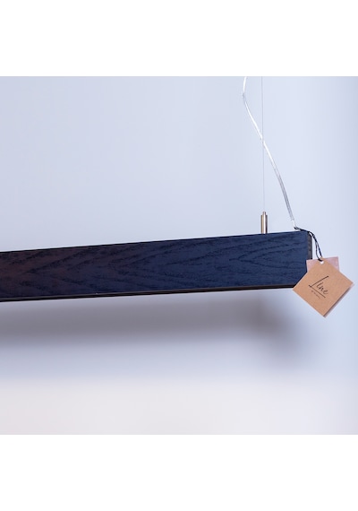 Box Modern Ahşap Aydınlatma - Minimal Led Sarkıt Avize Siyah