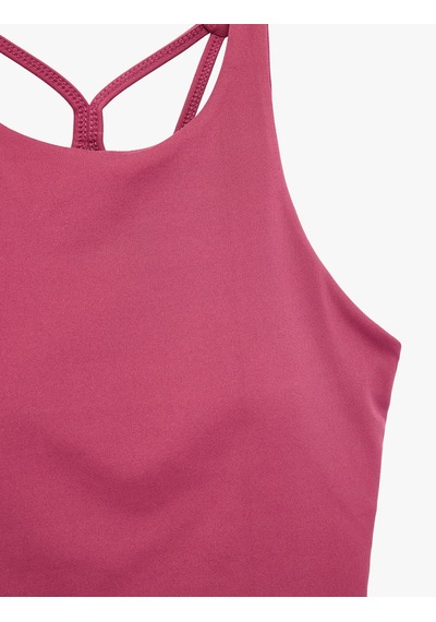 Koton Slim Fit Çapraz Sırt Askılı Sporcu Sütyeni Pembe 7wak30065nk Gülkurusu