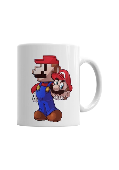 Atari Süper Mario Pixel Kupa Bardak Porselen Karışık