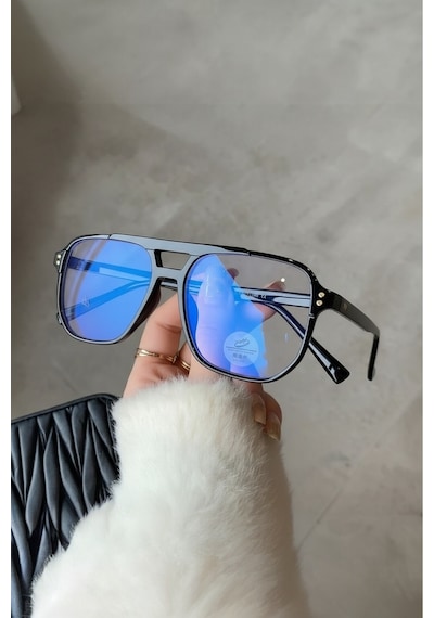Mavi Işık Korumalı Unisex Gözlük Optik Uyumlu Blue Block Çok Renkli