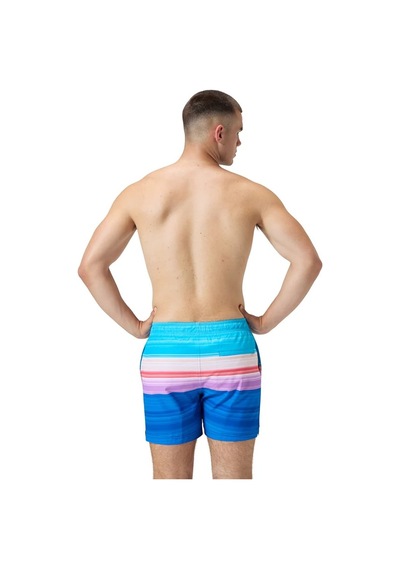 Speedo Print Redondo Edge Volley Erkek Şort Mayo Çok Renkli