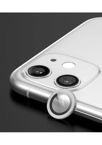 İphone 12 Uyumlu Bto Cl-02 Kamera Frm Koruyucu-gümüş Gümüş
