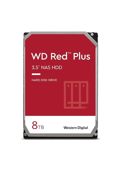 WD Red Plus WD80EFPX 8 TB 3.5'' 128 MB Sata 5640 RPM SATA 3 HDD