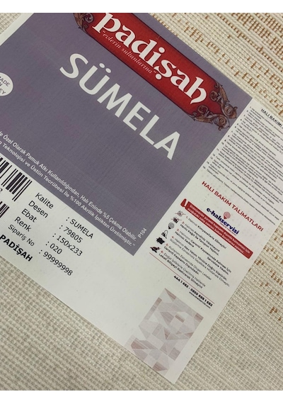 Padişah Halı Sümela 79805 020 Serisi Akrilik Salon Oturma Yatak Odası Halısı Gri - Kahve