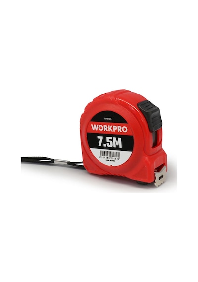 Workpro Wp261004 7,5mx25mm Beyaz Çelik Şerit Metre 7.5 M