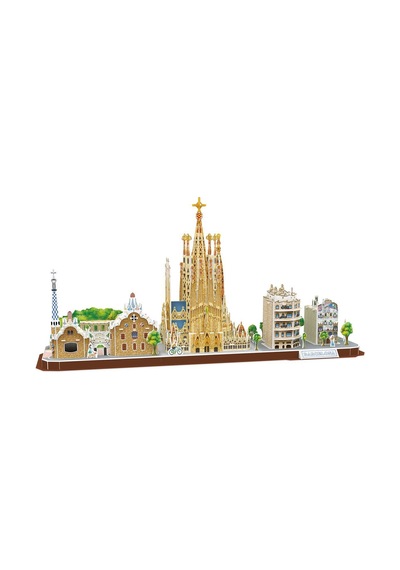 MC256H Cubic Fun, City Line - Barcelona - İspanya , 3 Boyutlu Pu