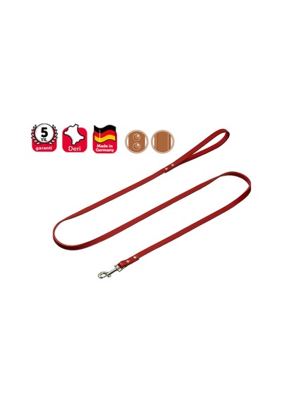 Karlıe Deri Uzatma Tasma 100cm/12mm Kırmızı Çok Renkli