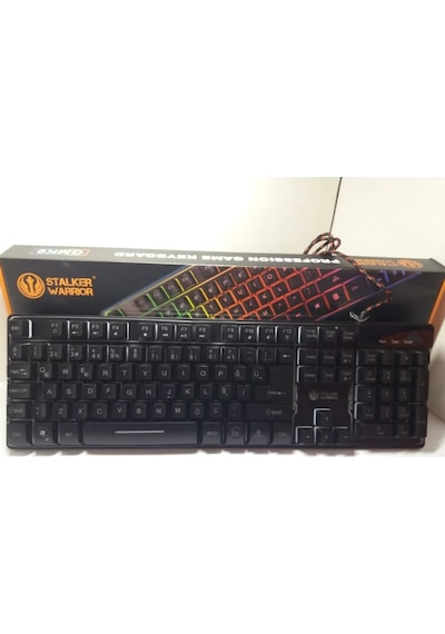 Stalker Warrior Versatile GMK9 USB Aydınlatmalı Oyuncu Klavyesi