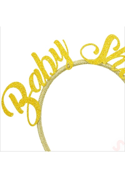 Baby Shower Taç - Altın Sarı