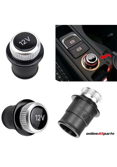 Volkswagen Audi Bmw Mercedes Araç Çakmaklık Kör Kapağı Krom Oem Ürün