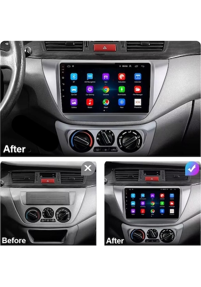 Mitsubishi Lancer Android Multimedya Sistemi 2-32 Myway 2004-2008 9"