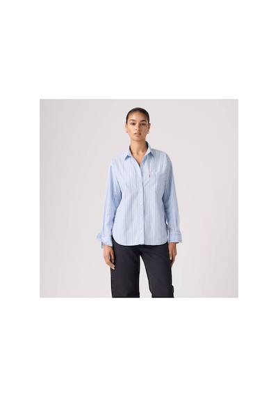 Levi's Kadın Harlie Boyfriend Gömlek 001hm-0014 Mavi
