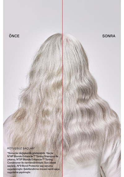 No. 4p Blonde Enhancer Purple Toning Shampoo - Renk Koruyucu & Bağ Güçlendirici Mor Şampuan 1l
