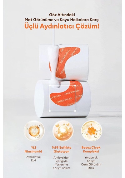 Niasinamid İçeren Aydınlatıcı Göz Altı Maskesi Chogongjın Sulbon Jin Niacinamide Eye Mask