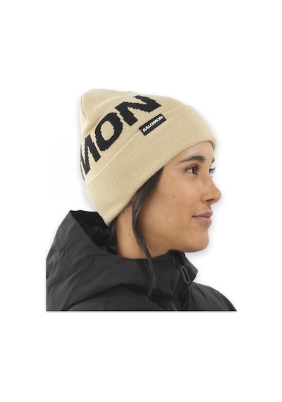 Salomon Lc2152900 Hermitage Beanie Bere Bej Unisex Bere 001