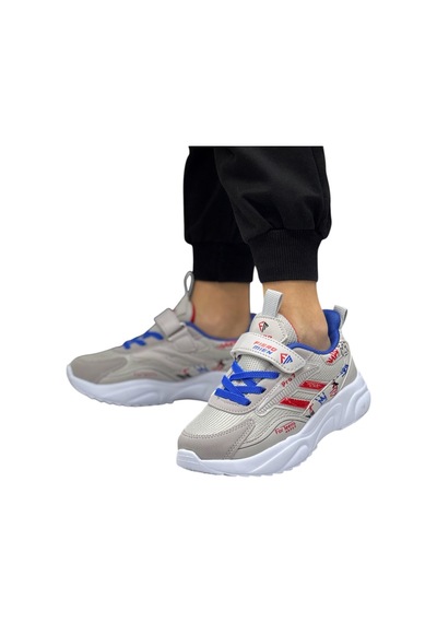 Fıero Mıen Unisex Açık Gri Çocuk Okul Günlük Sneaker Ayakkabı Açık-gri Açık-gri