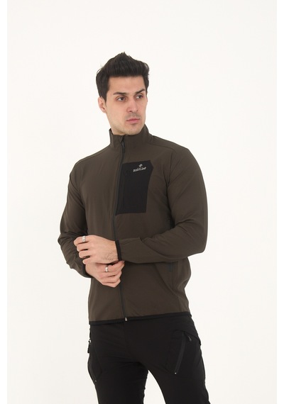 Camp Scoutland Camp255 Outdoor Tactical Su İticili Erkek Fermuarlı Taktik Sweatshirt Haki