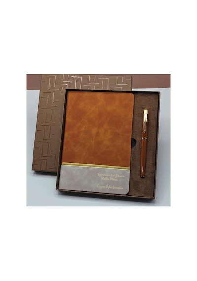 Öğretmenler Günü Hediyeleri - Defter Kalem Kutulu Set Evimdeyokyok
