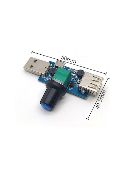 Usb Fan Hız Kontrol Sürücüsü Regülatör Modülü Dc 4-12v To 2.5-8v 5w