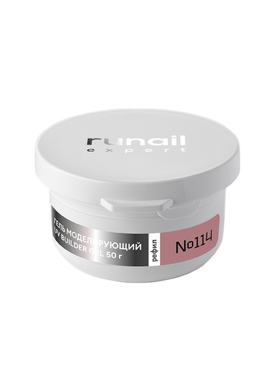 Yedek İç Kavanoz Runail Expert Protez Tırnak Jeli Uv Gel Nude Koyu Şeftali 50gr. Refill 114
