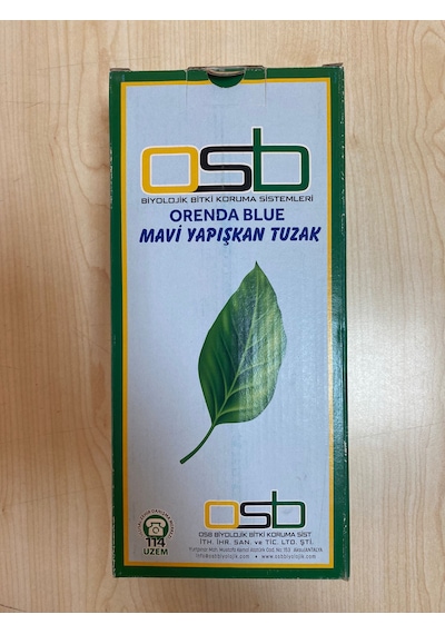 Mavi Yapışkan Kart Tuzak 25cmx10cm 10 Adet