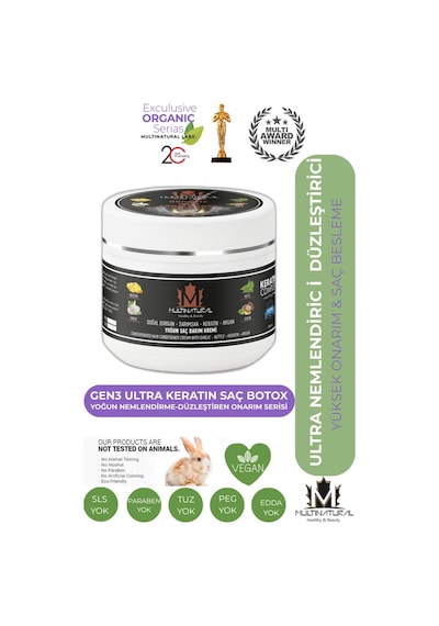 Multinatural Ultra Botanik Saç Bakım Maskesi 250 G