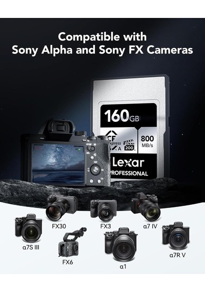 Lexar Professional Silver Series Cfexpress Type-a 160 Gb Hafıza Kartı