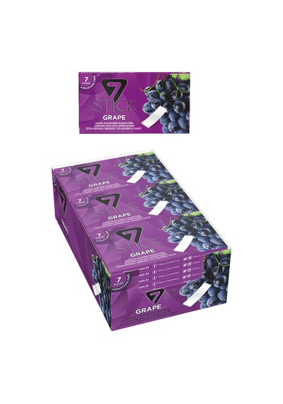 7stıck Sekersız 7lı Üzüm Aromalı Sakız 14,5gr 24 Adet