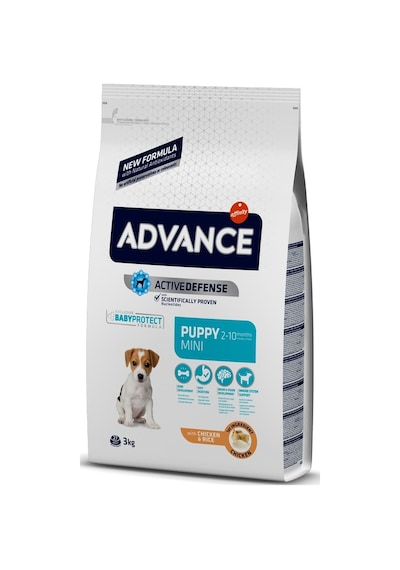 Advance Puppy Protect Mini Tavuklu Küçük Irk Yavru Köpek Maması 3 KG Advance Puppy Protect Mini Tavuklu Küçük Irk Yavru Köpek Maması 3 KG