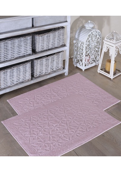 Fushia Ayak Havlusu Banyo Paspası 50 x 70 CM 2 Adet 001