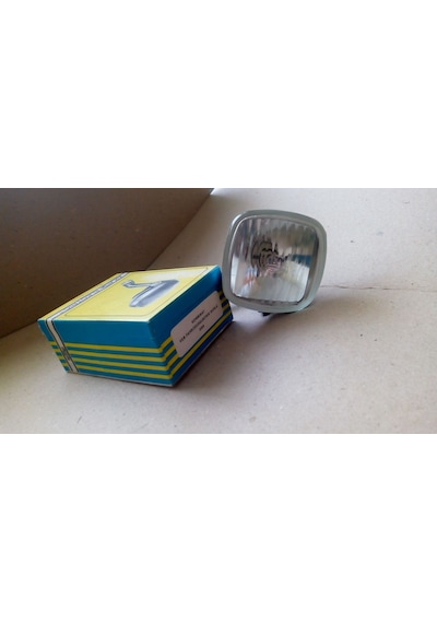Fer Krom Retro Universal Bisiklet Farı 6V/2.4W Krom Govde Helojen