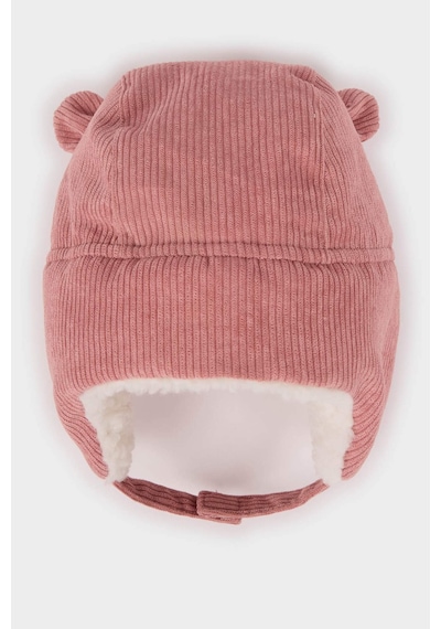 Defacto Kız Bebek Fitilli Kadife Hunter Şapka F0026a525wnpn2 Pembe