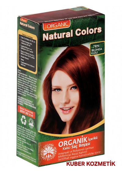 Natural Colors 7rn İrlanda Kızılı Organik İçerikli Amonyaksız Kalıcı Saç Boyası